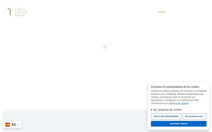 Screenshot of lorcacapitalsolar.es