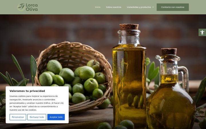 Screenshot of lorcaoliva.es