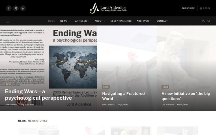 Screenshot of lordalderdice.com