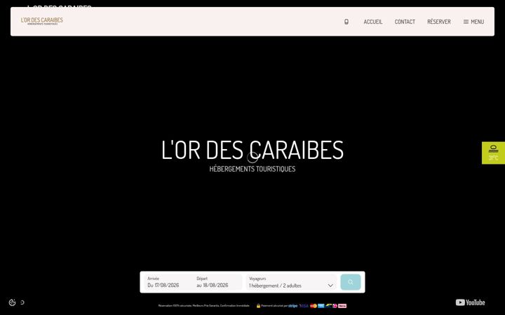 Screenshot of lordescaraibes.com