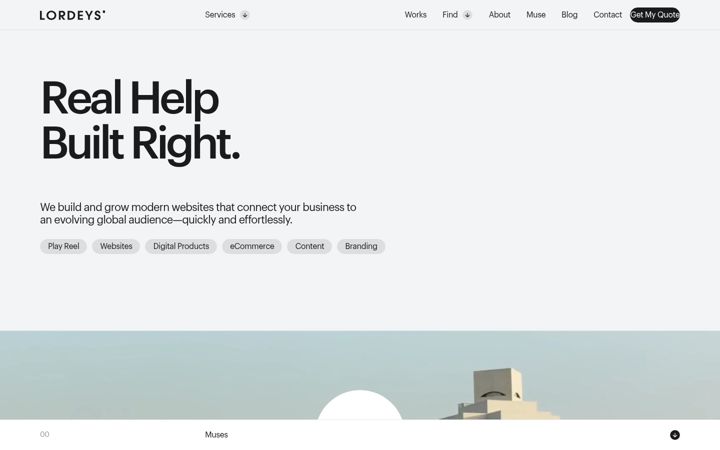Screenshot of lordeys.com