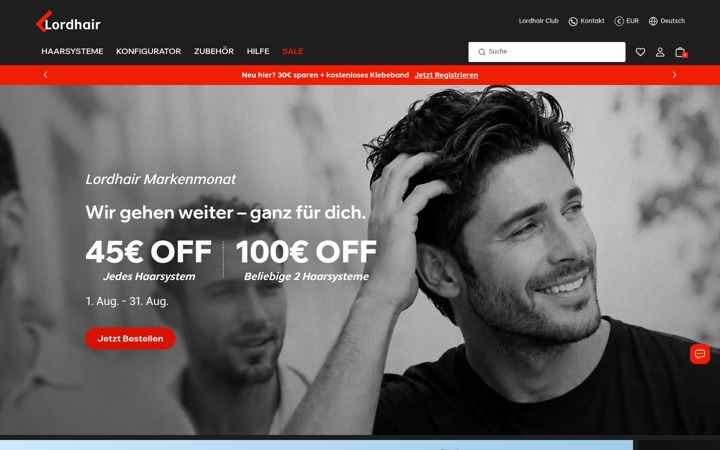 Screenshot of lordhair.de