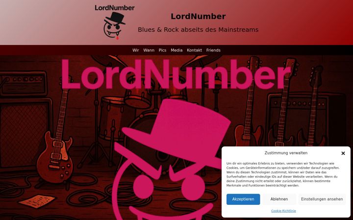 Screenshot of lordnumber.de