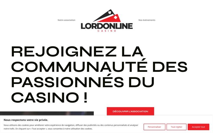 Screenshot of lordonlinecasino.com