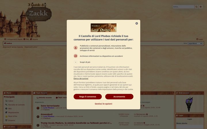 Screenshot of lordphobos.com
