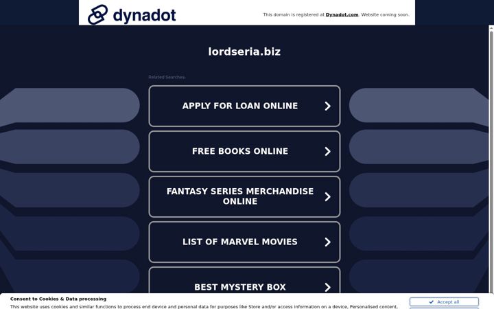 Screenshot of lordseria.biz