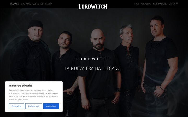 Screenshot of lordwitch.com