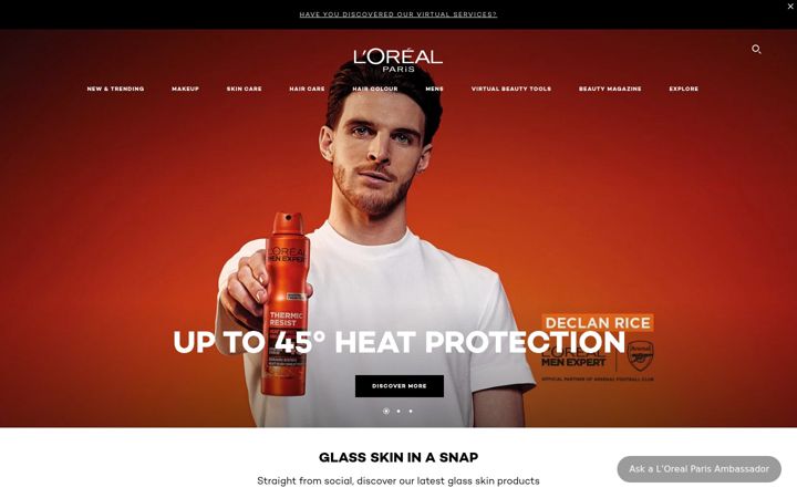 Screenshot of loreal-paris.co.uk