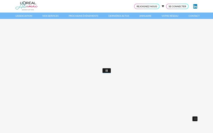 Screenshot of lorealalumni.com