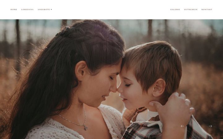 Screenshot of loredana-amrein.ch