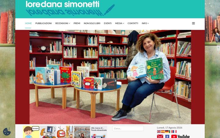 Screenshot of loredanasimonetti.it