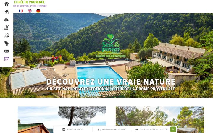 Screenshot of loree-de-provence.com
