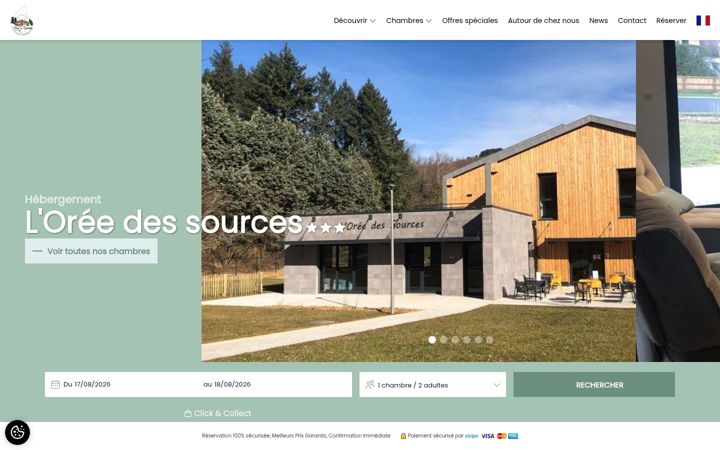 Screenshot of loree-des-sources.com