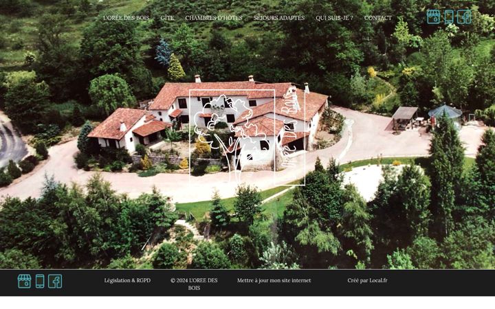 Screenshot of loreedesbois63.fr