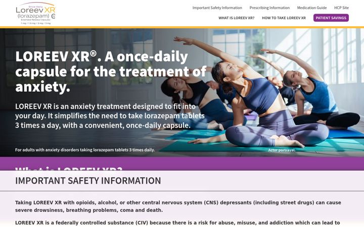 Screenshot of loreevxr.com