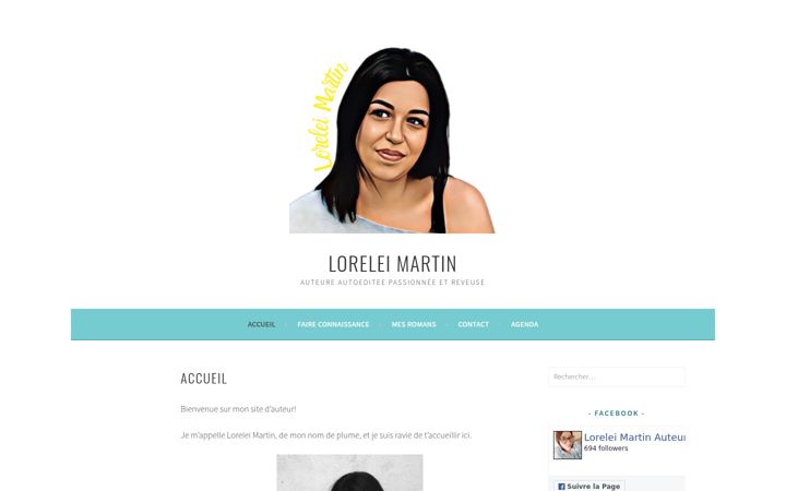Screenshot of loreleimartin.fr