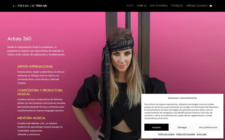 Screenshot of lorenadetena.com
