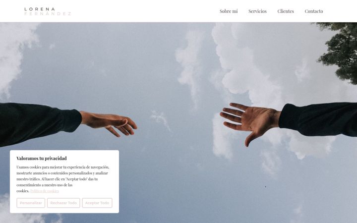 Screenshot of lorenafernandezcoach.com