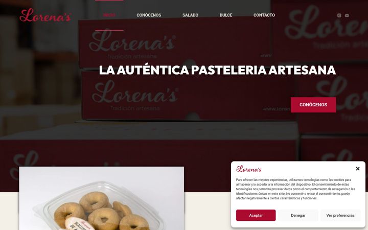 Screenshot of lorenas.es