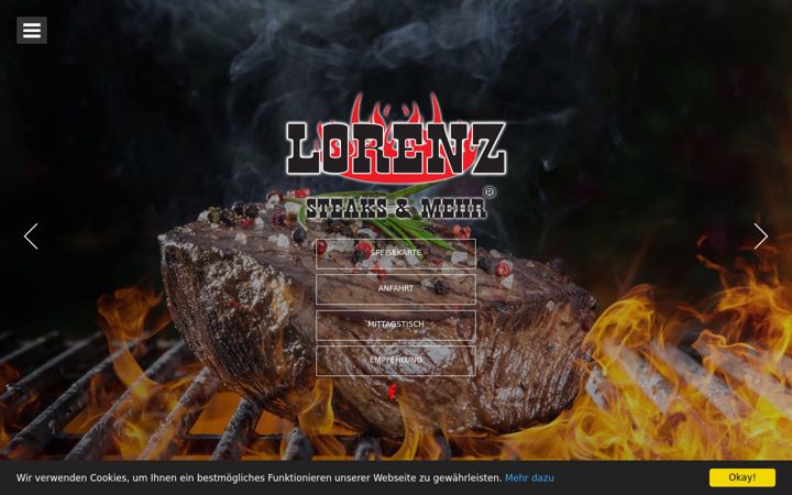 Screenshot of lorenz-steaks.de