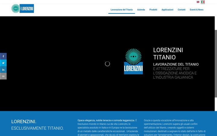 Screenshot of lorenzinititanio.com