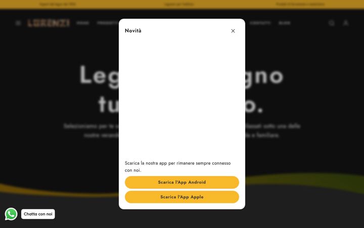 Screenshot of lorenzisrl.it