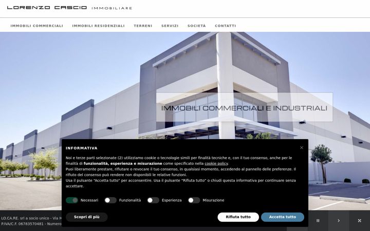 Screenshot of lorenzocascio.it