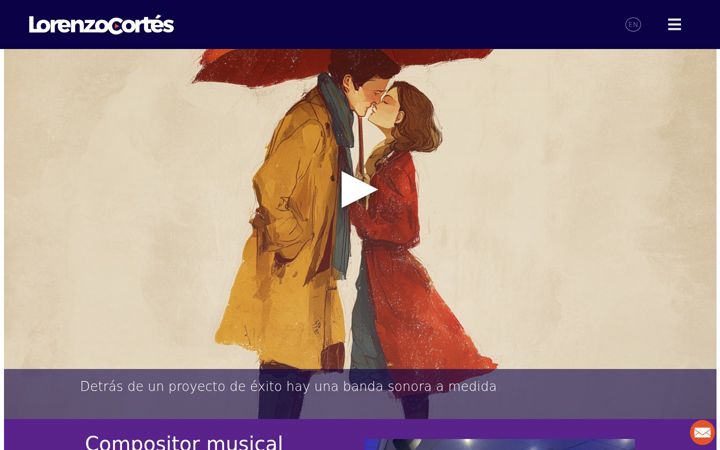 Screenshot of lorenzocortes.com