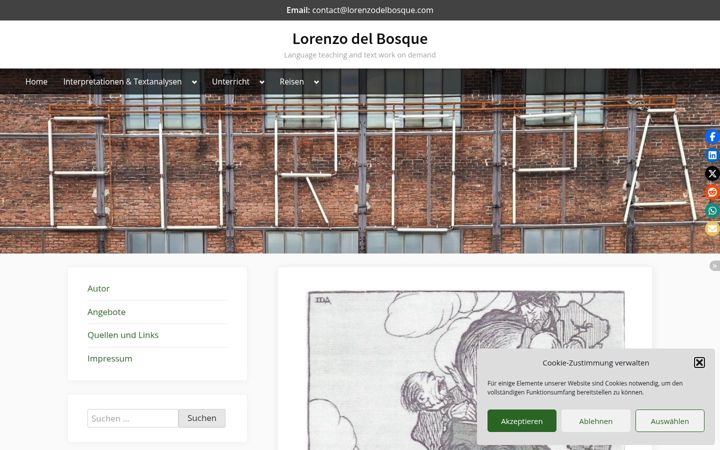 Screenshot of lorenzodelbosque.com