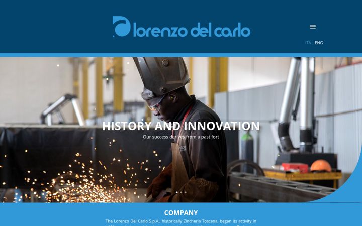 Screenshot of lorenzodelcarlo.it
