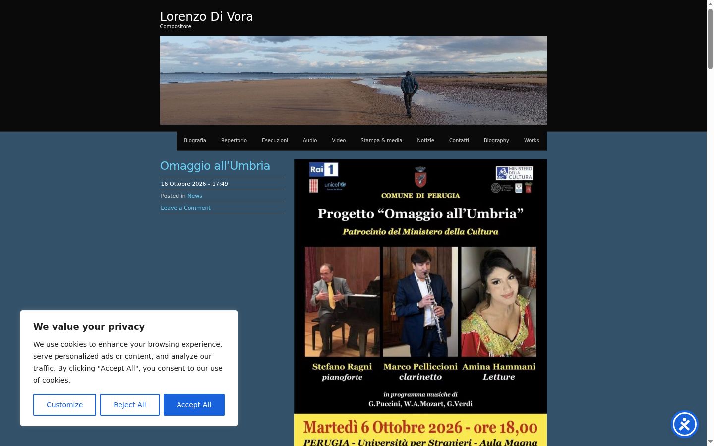Sutikimo reklamjuostės, rodytos prieš bet kokią sąveiką, ekrano kopija