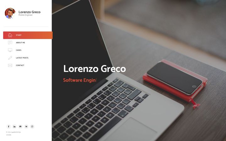 Screenshot of lorenzogreco.com