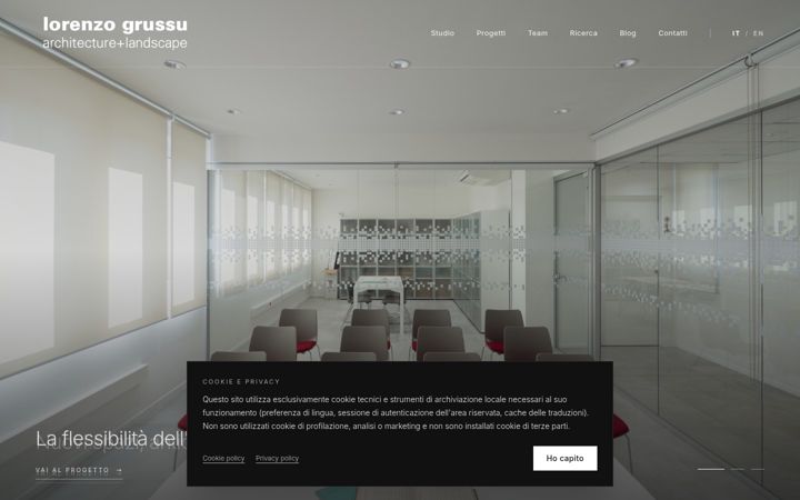Screenshot of lorenzogrussu.com