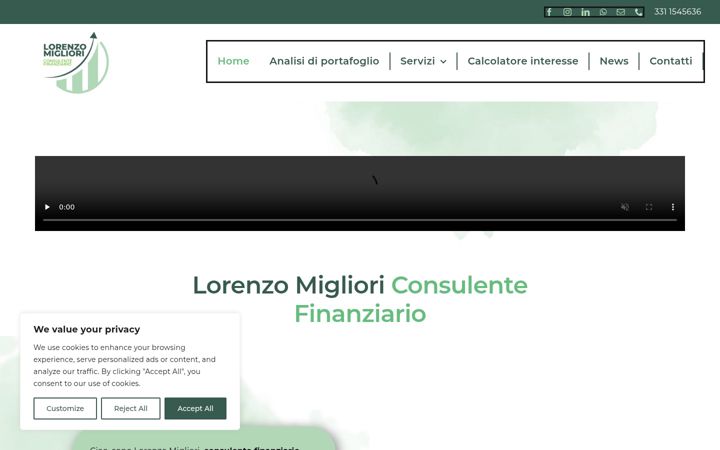 Screenshot of lorenzomigliori.it
