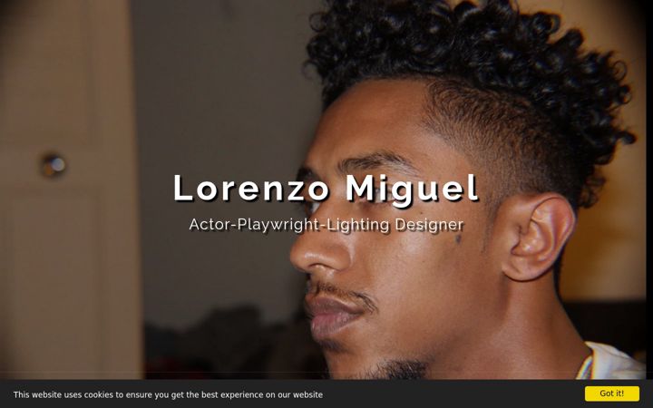 Screenshot of lorenzomiguel.com