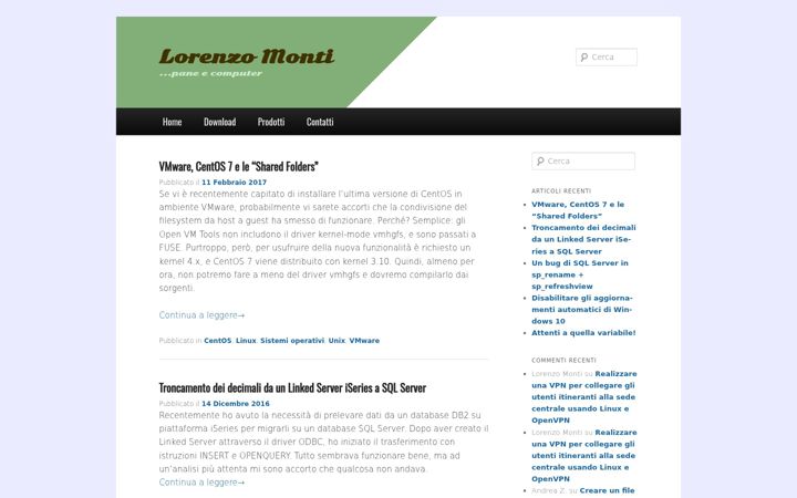 Screenshot of lorenzomonti.it