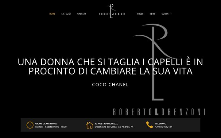 Screenshot of lorenzoniroberto.com