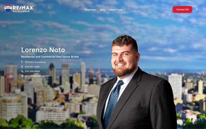 Screenshot of lorenzonoto.com