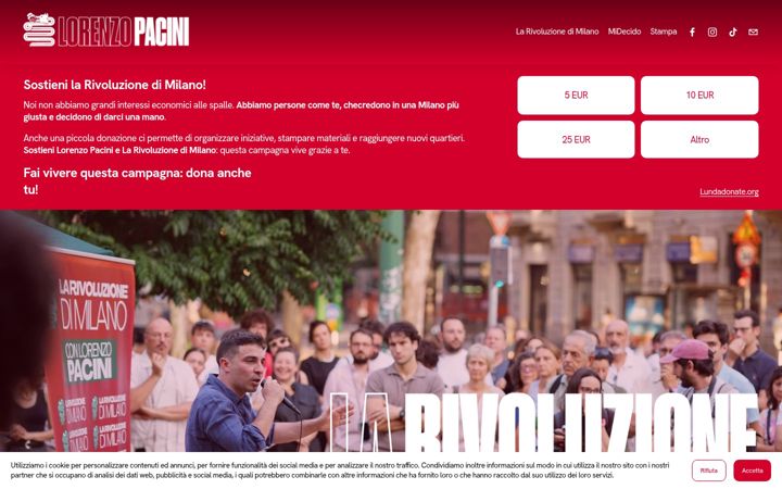 Screenshot of lorenzopacini.org