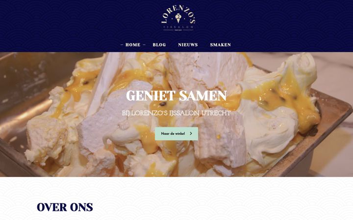 Screenshot of lorenzos.nl