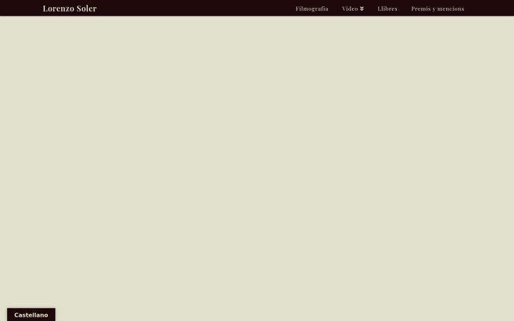 Screenshot of lorenzosoler.com