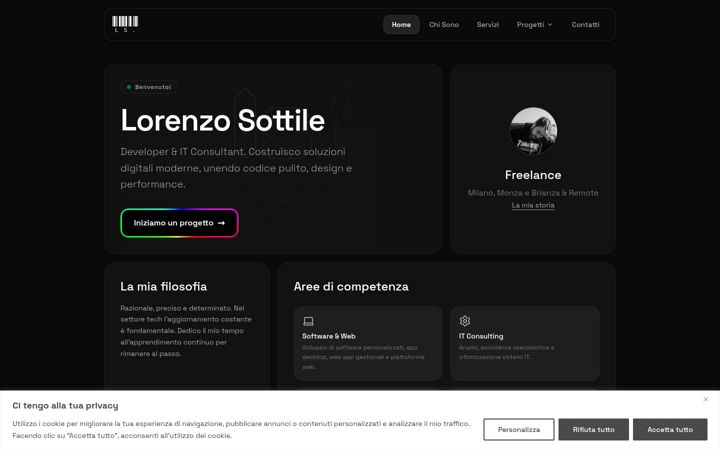 Screenshot of lorenzosottile.it