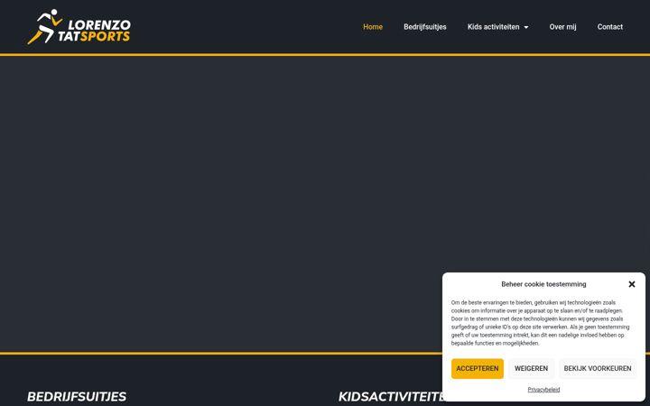 Screenshot of lorenzotatsports.nl