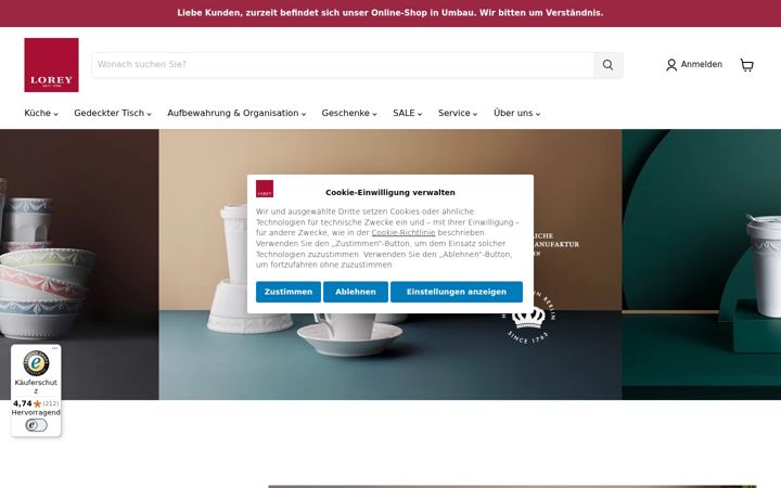 Screenshot of lorey.de