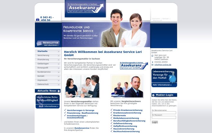 Screenshot of lori-online.de
