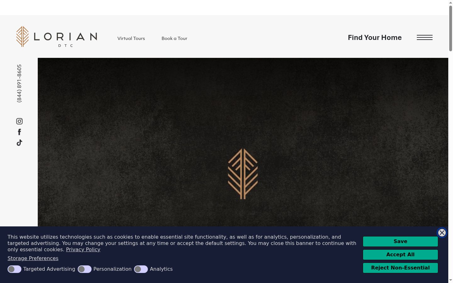 Screenshot tal-banner tal-kunsens muri qabel kwalunkwe interazzjoni
