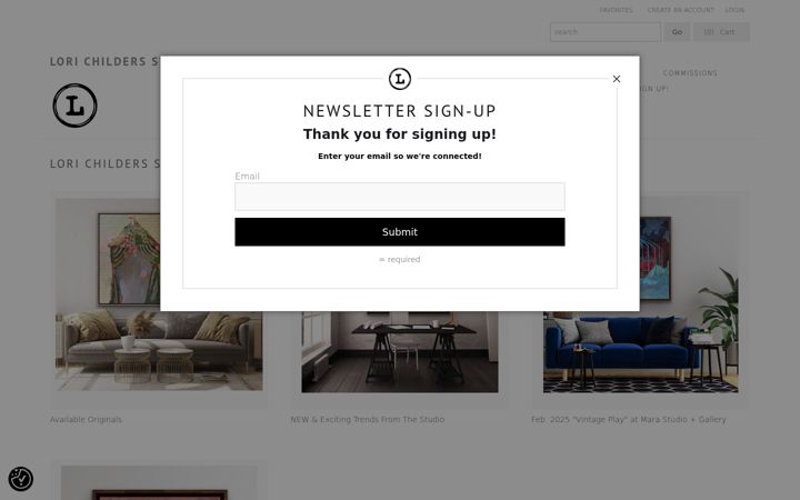 Screenshot of lorichilders.com