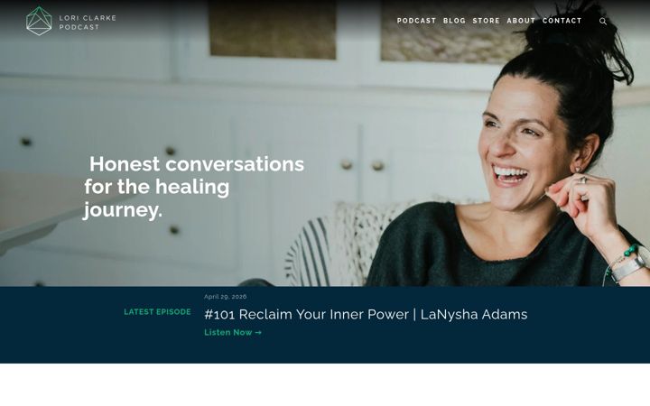 Screenshot of loriclarkemedia.com
