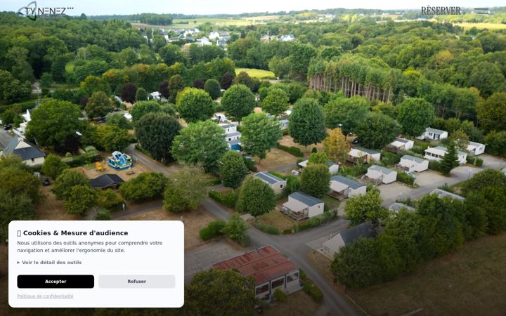 Screenshot of lorient-camping.com