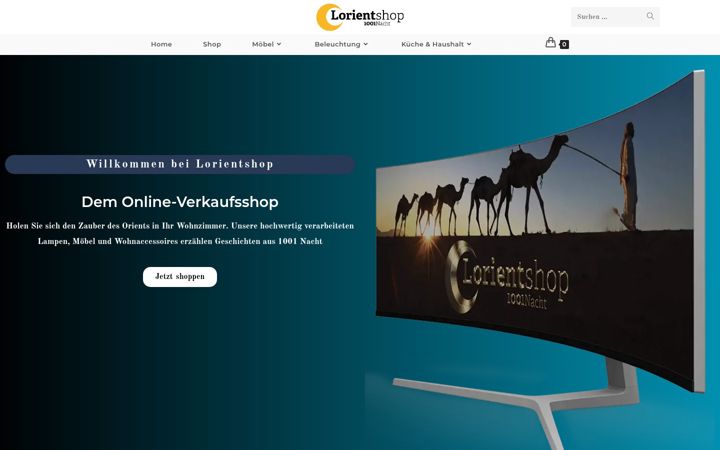 Screenshot of lorientshop.de